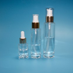 Classic cylindrical glass bottle series